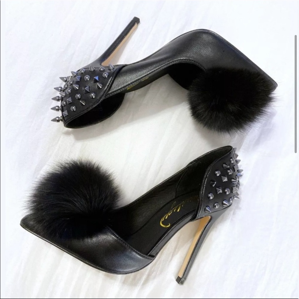 Privileged by jc dossier spike pom heels